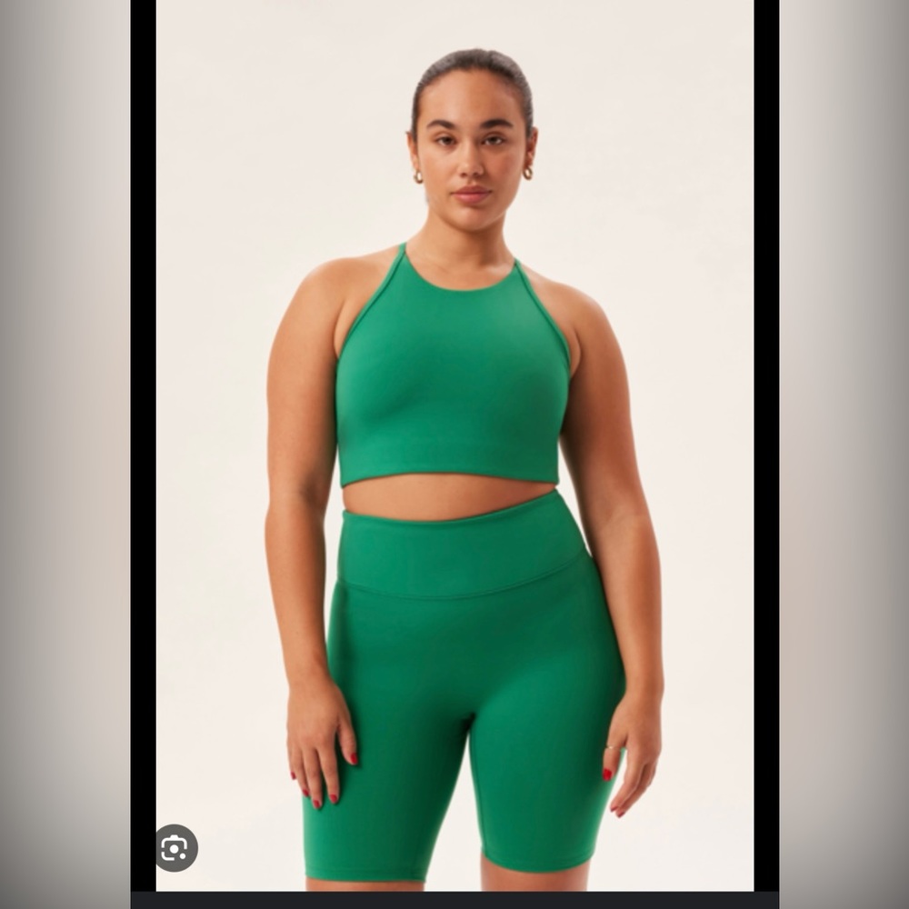 girlfriend collective Colette halter bra